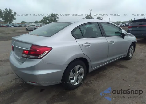 2013 Honda Civic Lx from USA, damaged, VIN 2HGFB2F54DH556835